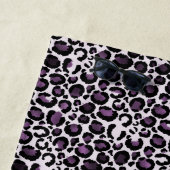 Lila Leopardendruck Strandtuch (Beispiel)