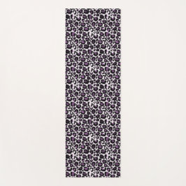 Lila Leopardendruck Yogamatte