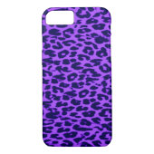 Lila Leopardrucke Case-Mate iPhone Hülle (Rückseite)