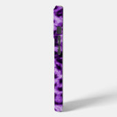 Lila Leopardrucke Case-Mate iPhone Hülle (Rückseite / Links)