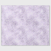 Lila Leopardrucke Geschenkpapier (Flach)