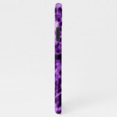 Lila Leopardrucke iPhone Hülle (Rechte Seite)