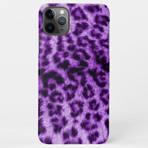 Lila Leopardrucke iPhone 11Pro Max Hülle
