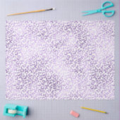 Lila Leopardrucke Seidenpapier (Basteln)