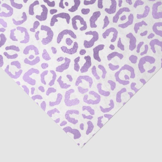 Lila Leopardrucke Seidenpapier (Ausschnitt)