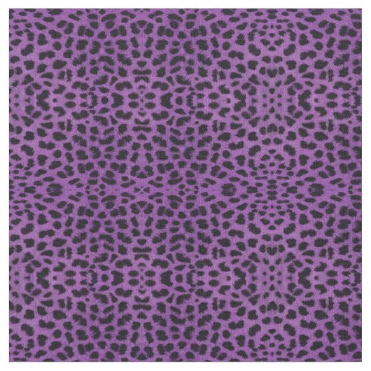 Lila Leopardrucke Stoff (Nahaufnahme)