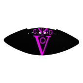 Lila Letter Face Mini Football (Panel)