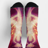 Lila Leuchtdichte Socken (Oben)