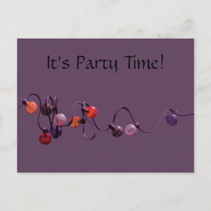 Lila Leuchten Postkarte