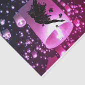 Lila Leuchtstoffgewebe Seidenpapier (Ausschnitt)