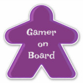 Lila Leute Aufkleber (Vorderseite)