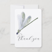 Lila Libelle Dankeschön Karte (Vorderseite)