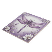 Lila Libelle Fliese (Seite)
