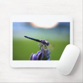 Lila Libelle Mousepad (Mit Mouse)