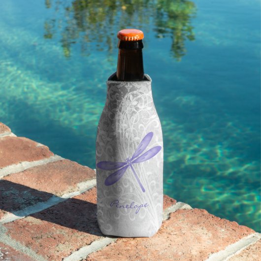 Lila Libelle Personalisierte Flasche Cooler Flaschenkühler (In Situ Pool)