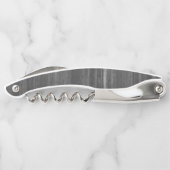 Lila Libelle Rustikaler Korkenzieher (Rückseite)