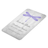 Lila Libelle speichern das Datumsfenster Magnet (Linke Seite)