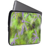 Lila Libellen auf Limon Laptopschutzhülle (Vorne Rechts)