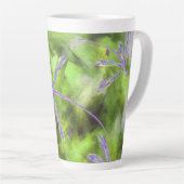 Lila Libellen auf Limon Milchtasse (Rechte Ecke)