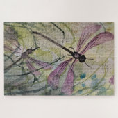 Lila Libellen-Puzzle Puzzle (Horizontal)