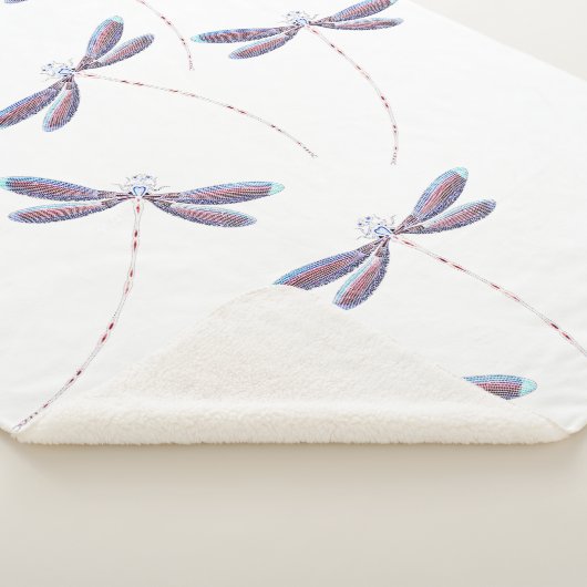 Lila Libellen Sherpadecke (3/4)