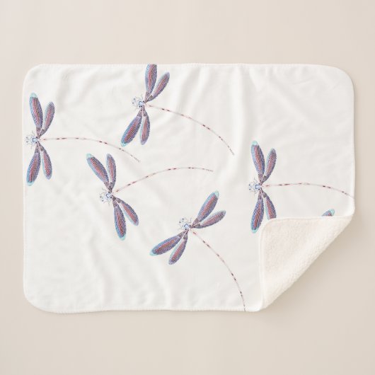Lila Libellen Sherpadecke (Vorderseite (Horizontal))