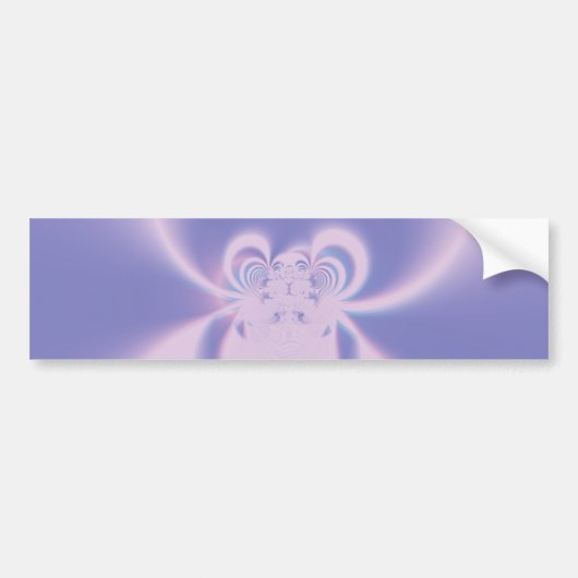 Lila Licht Autoaufkleber (Vorne)