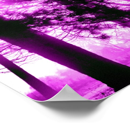 Lila Licht Poster (Ecke)