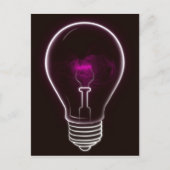 Lila Licht Postkarte (Vorderseite)
