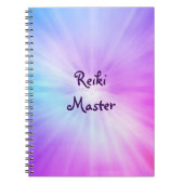 Lila Licht, Reiki Master Design Notizblock (Vorderseite)