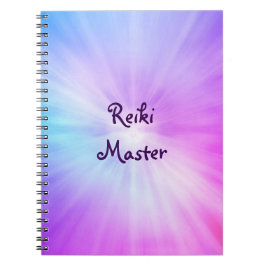 Lila Licht, Reiki Master Design Notizblock