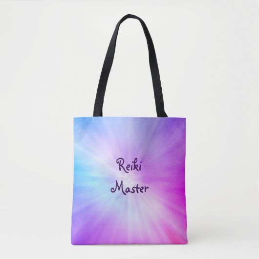 Lila Licht, Reiki Master Design Tasche (Vorderseite)