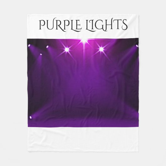 LILA LICHTEN FLIEGEN BLANKET. FLEECEDECKE (Vorderseite)