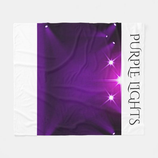 LILA LICHTEN FLIEGEN BLANKET. FLEECEDECKE (Vorderseite (Horizontal))