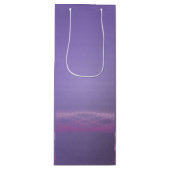 Lila Lichter Geschenktüte Für Weinflaschen (Vorderseite)