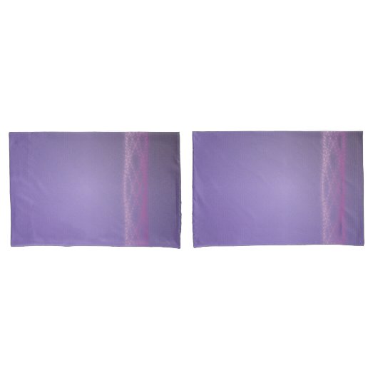 Lila Lichter Kissenbezug (Vorderseite-Set)