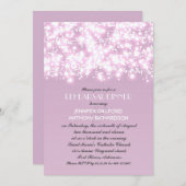 lila Lichter Probe Einladung (Vorne/Hinten)