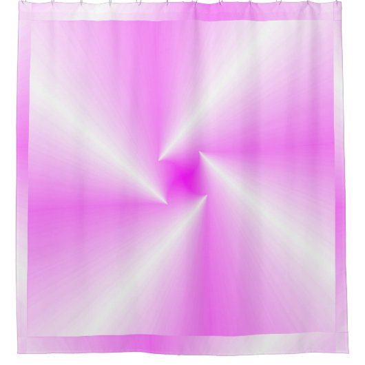 Lila Lichtstrahlen Duschvorhang (Vorderseite)