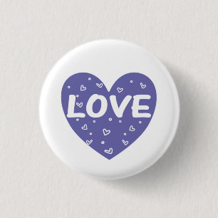 Lila Liebe Button
