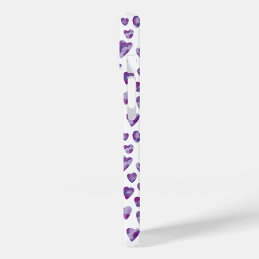 Lila Liebe Case-Mate iPhone Hülle (Rückseite / Links)