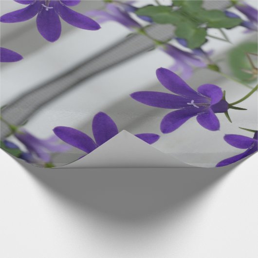 Lila Liebe Geschenkpapier (Ecke)