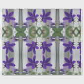 Lila Liebe Geschenkpapier (Flach)