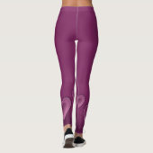 LILA LIEBE, HERZGRENZE Yoga Leggings (Rückseite)