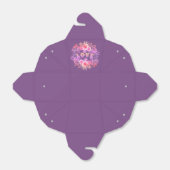 Lila LIEBE in Aquarellfarben-Blume Geschenkschachtel (Ungefaltet)