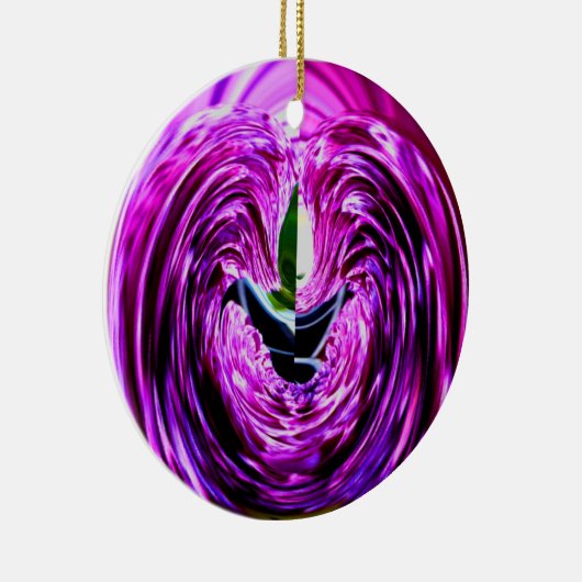 Lila Liebe_ Keramikornament (Rechts)