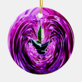 Lila Liebe_ Keramikornament (Vorne)