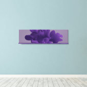 Lila Liebe Leinwanddruck (Insitu (Holzboden))