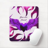 Lila Liebe_ Mousepad (Mit Mouse)