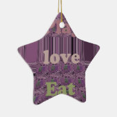 Lila Lieben & Spielen Essen Afrika Süd Traditionel Keramikornament (Rechts)