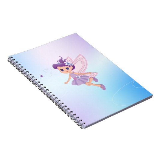 "Lila & Light Blue Notebook" Notizblock (Rechte Seite)